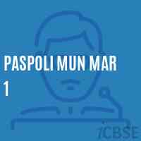 Paspoli Mun Mar 1 Middle School Logo
