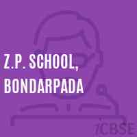 Z.P. School, Bondarpada Logo