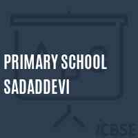Primary School Sadaddevi Logo