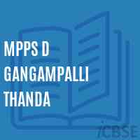 Mpps D Gangampalli Thanda Primary School Logo