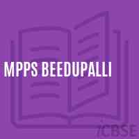 Mpps Beedupalli Primary School Logo