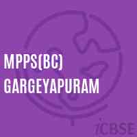 Mpps(Bc) Gargeyapuram Primary School Logo
