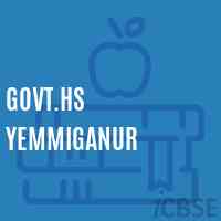 Govt.Hs Yemmiganur Secondary School Logo