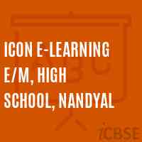 Icon E-Learning E/m, High School, Nandyal Logo