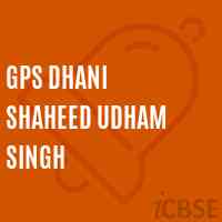 Gps Dhani Shaheed Udham Singh Primary School Logo