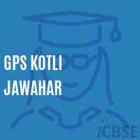 Gps Kotli Jawahar Primary School Logo