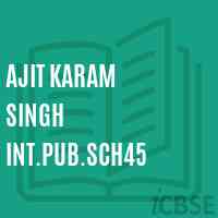 Ajit Karam Singh Int.Pub.Sch45 Secondary School Logo