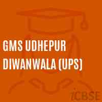Gms Udhepur Diwanwala (Ups) Middle School Logo
