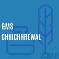 Gms Chhichhrewal Middle School Logo