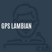 Gps Lambian Primary School Logo