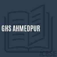 Ghs Ahmedpur Secondary School Logo