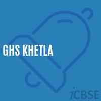Ghs Khetla Secondary School Logo