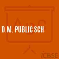 D.M. Public Sch Secondary School Logo