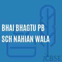 Bhai Bhagtu Pb Sch Nahian Wala Middle School Logo
