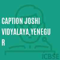 Caption Joshi Vidyalaya,Yenegur High School Logo