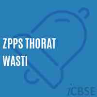 Zpps Thorat Wasti Primary School Logo