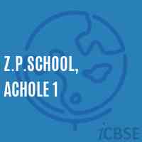 Z.P.School, Achole 1 Logo