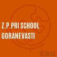 Z.P.Pri School Goranevasti Logo