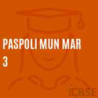 Paspoli Mun Mar 3 Middle School Logo