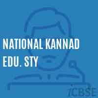 National Kannad Edu. Sty High School Logo