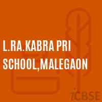 L.Ra.Kabra Pri School,Malegaon Logo
