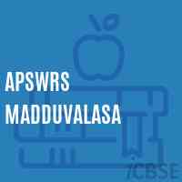 Apswrs Madduvalasa High School Logo