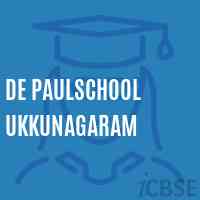 De Paulschool Ukkunagaram Logo