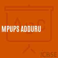 Mpups Adduru Middle School Logo