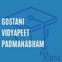 Gostani Vidyapeet Padmanabham Primary School Logo