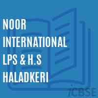 Noor International Lps & H.S Haladkeri School Logo