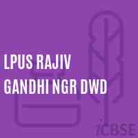 Lpus Rajiv Gandhi Ngr Dwd Primary School Logo