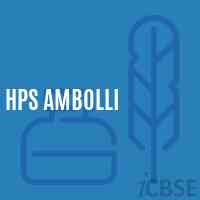 Hps Ambolli Middle School Logo