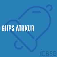 Ghps Athkur Middle School Logo