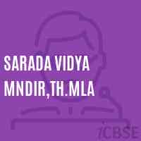Sarada Vidya Mndir,Th.Mla Middle School Logo