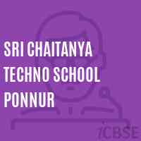 Sri Chaitanya Techno School Ponnur Logo