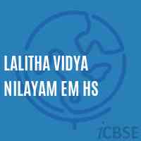 Lalitha Vidya Nilayam Em Hs Secondary School Logo