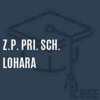 Z.P. Pri. Sch. Lohara Middle School Logo