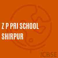 Z P Pri School Shirpur Logo