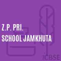 Z.P. Pri. School Jamkhuta Logo
