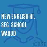 New English Hi. Sec. School Warud Logo