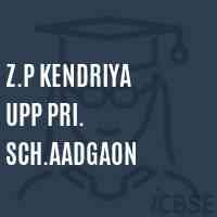 Z.P Kendriya Upp Pri. Sch.Aadgaon Middle School Logo
