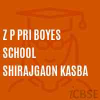 Z P Pri Boyes School Shirajgaon Kasba Logo