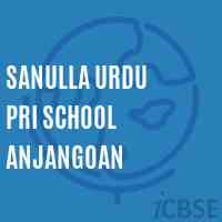 Sanulla Urdu Pri School Anjangoan Logo