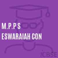 M.P.P S Eswaraiah Con Primary School Logo