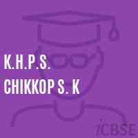 K.H.P.S. Chikkop S. K Middle School Logo