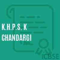 K.H.P.S. K Chandargi Middle School Logo