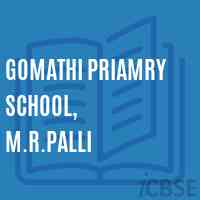 Gomathi Priamry School, M.R.Palli Logo