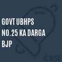 Govt Ubhps No.25 Ka Darga Bjp Middle School Logo