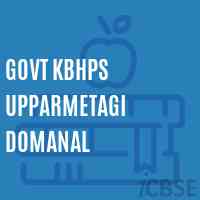 Govt Kbhps Upparmetagi Domanal Primary School Logo