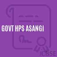 Govt Hps Asangi Middle School Logo